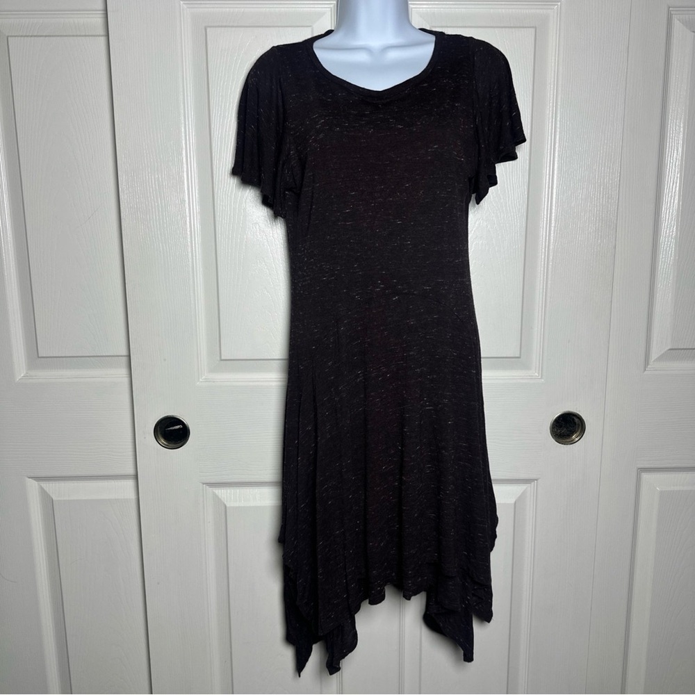 Dolan Anthropologie Women’s Small Melanie Maroon Sun Dress Asymmetrical Y2K Boho - Picture 1 of 15